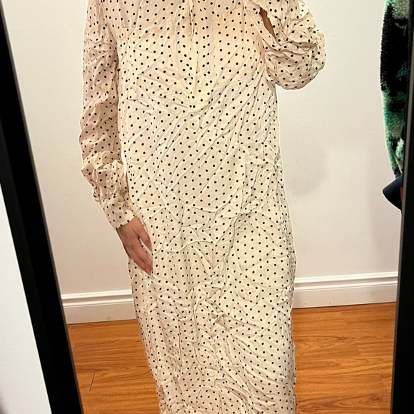 POLKA DOT OFF WHITE TUNIC - Picture 5 of 5
